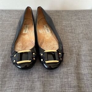 Jimmy Choo Black Flats